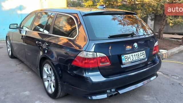 Синий БМВ 5 Серия, объемом двигателя 2.99 л и пробегом 330 тыс. км за 8500 $, фото 12 на Automoto.ua