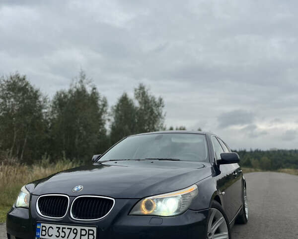 Синий БМВ 5 Серия, объемом двигателя 2 л и пробегом 288 тыс. км за 8300 $, фото 2 на Automoto.ua