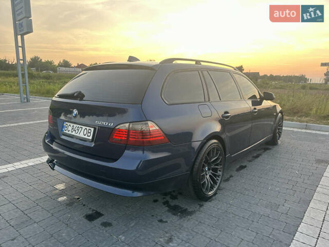Синий БМВ 5 Серия, объемом двигателя 2 л и пробегом 340 тыс. км за 7200 $, фото 5 на Automoto.ua