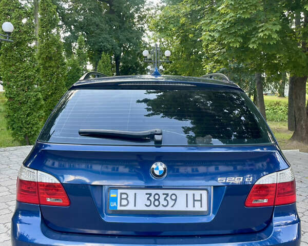 Синий БМВ 5 Серия, объемом двигателя 2 л и пробегом 520 тыс. км за 6999 $, фото 6 на Automoto.ua