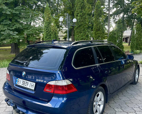 Синий БМВ 5 Серия, объемом двигателя 2 л и пробегом 520 тыс. км за 6999 $, фото 4 на Automoto.ua