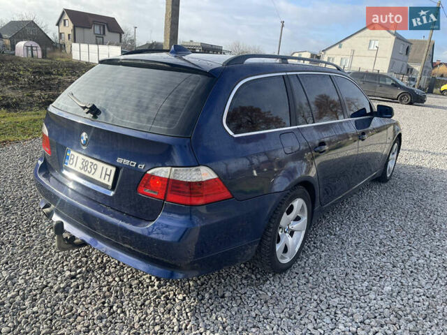 Синий БМВ 5 Серия, объемом двигателя 2 л и пробегом 495 тыс. км за 6999 $, фото 5 на Automoto.ua