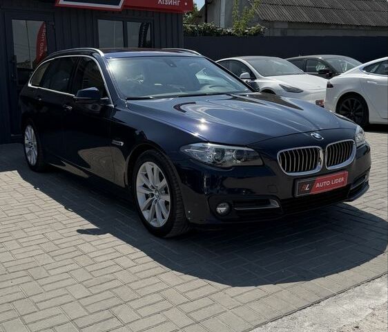 Синий БМВ 5 Серия, объемом двигателя 2 л и пробегом 234 тыс. км за 16892 $, фото 1 на Automoto.ua