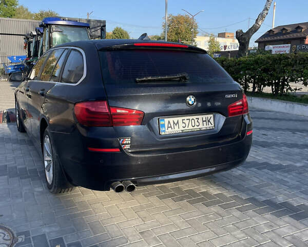 Синий БМВ 5 Серия, объемом двигателя 2 л и пробегом 243 тыс. км за 17000 $, фото 4 на Automoto.ua