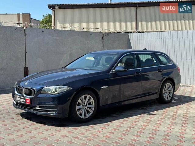 Синий БМВ 5 Серия, объемом двигателя 2 л и пробегом 137 тыс. км за 16440 $, фото 3 на Automoto.ua