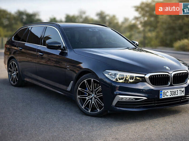 Синий БМВ 5 Серия, объемом двигателя 2 л и пробегом 245 тыс. км за 21900 $, фото 1 на Automoto.ua