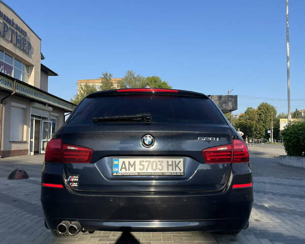 Синий БМВ 5 Серия, объемом двигателя 2 л и пробегом 243 тыс. км за 17000 $, фото 3 на Automoto.ua