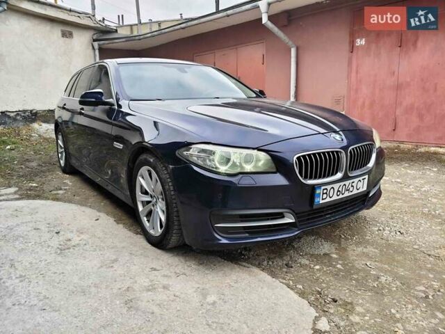 Синий БМВ 5 Серия, объемом двигателя 2 л и пробегом 375 тыс. км за 18900 $, фото 2 на Automoto.ua
