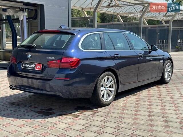 Синий БМВ 5 Серия, объемом двигателя 2 л и пробегом 137 тыс. км за 16440 $, фото 4 на Automoto.ua