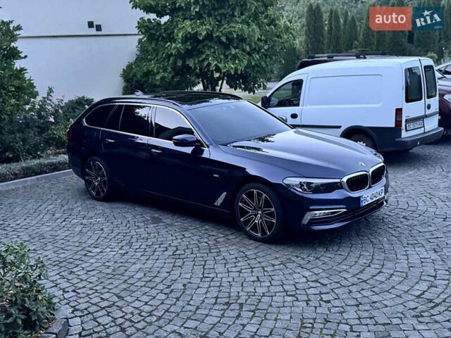 Синій БМВ 5 Серія, об'ємом двигуна 2 л та пробігом 245 тис. км за 22900 $, фото 1 на Automoto.ua