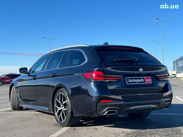 Синий БМВ 5 Серия, объемом двигателя 2 л и пробегом 190 тыс. км за 32790 $, фото 5 на Automoto.ua