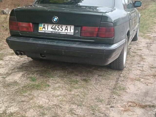 Зеленый БМВ 5 Серия, объемом двигателя 2.5 л и пробегом 304 тыс. км за 2500 $, фото 2 на Automoto.ua