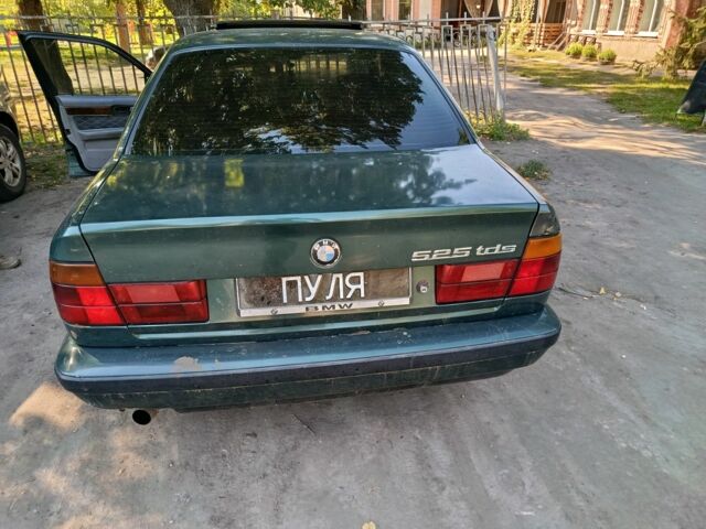 Зеленый БМВ 5 Серия, объемом двигателя 2.5 л и пробегом 135 тыс. км за 2500 $, фото 2 на Automoto.ua