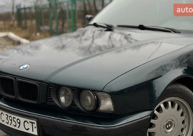 Зеленый БМВ 5 Серия, объемом двигателя 2.5 л и пробегом 467 тыс. км за 3900 $, фото 5 на Automoto.ua