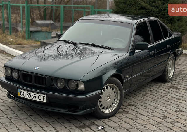 Зеленый БМВ 5 Серия, объемом двигателя 2.5 л и пробегом 467 тыс. км за 3900 $, фото 2 на Automoto.ua