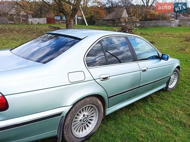 Зеленый БМВ 5 Серия, объемом двигателя 2.5 л и пробегом 315 тыс. км за 5500 $, фото 2 на Automoto.ua