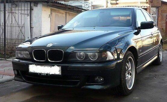 Зеленый БМВ 5 Серия, объемом двигателя 3.5 л и пробегом 288 тыс. км за 2950 $, фото 2 на Automoto.ua