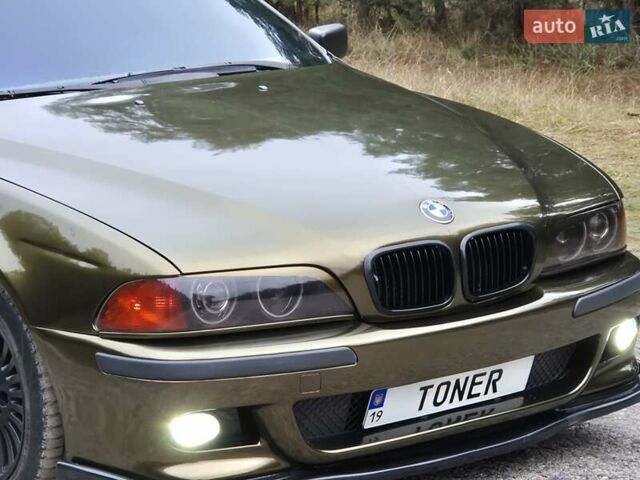 Зеленый БМВ 5 Серия, объемом двигателя 2.5 л и пробегом 370 тыс. км за 6500 $, фото 10 на Automoto.ua