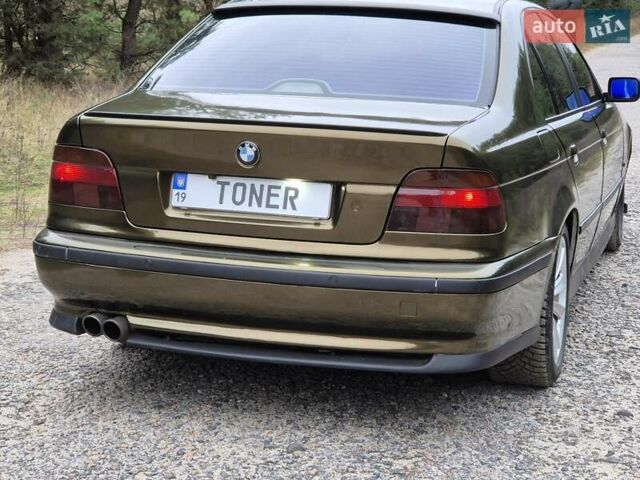 Зеленый БМВ 5 Серия, объемом двигателя 2.5 л и пробегом 370 тыс. км за 6500 $, фото 8 на Automoto.ua