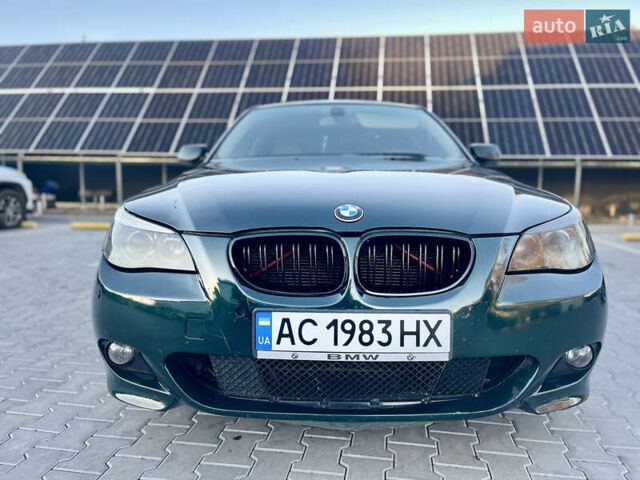 Зеленый БМВ 5 Серия, объемом двигателя 2.49 л и пробегом 313 тыс. км за 6999 $, фото 9 на Automoto.ua