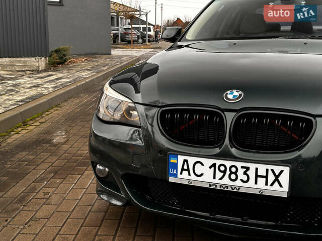 Зеленый БМВ 5 Серия, объемом двигателя 2.5 л и пробегом 313 тыс. км за 5800 $, фото 3 на Automoto.ua