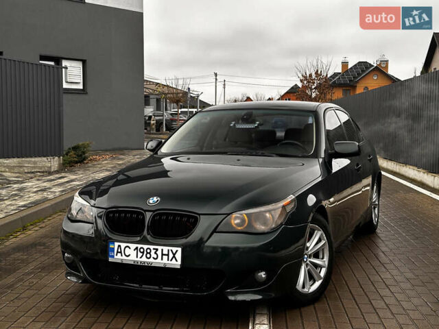 Зеленый БМВ 5 Серия, объемом двигателя 2.5 л и пробегом 313 тыс. км за 5800 $, фото 2 на Automoto.ua