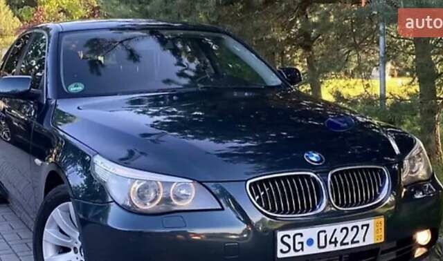 Зеленый БМВ 5 Серия, объемом двигателя 2.5 л и пробегом 280 тыс. км за 9666 $, фото 1 на Automoto.ua