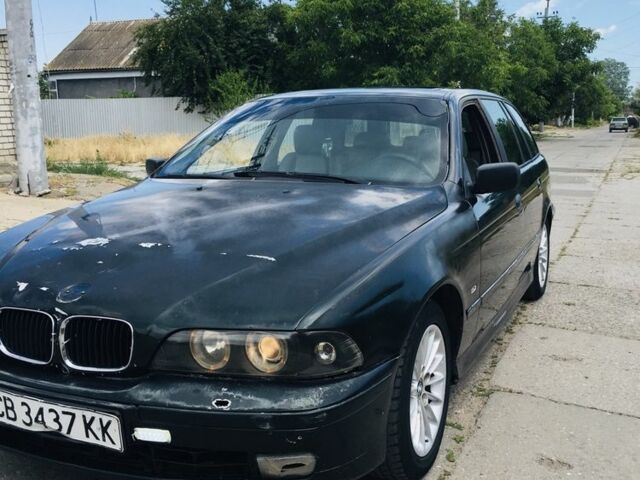 Зеленый БМВ 5 Серия, объемом двигателя 3 л и пробегом 123 тыс. км за 1799 $, фото 2 на Automoto.ua