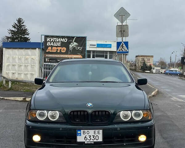 Зеленый БМВ 5 Серия, объемом двигателя 2.5 л и пробегом 478 тыс. км за 5000 $, фото 1 на Automoto.ua
