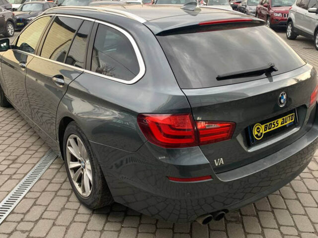 Серый БМВ 520, объемом двигателя 2 л и пробегом 354 тыс. км за 12990 $, фото 4 на Automoto.ua