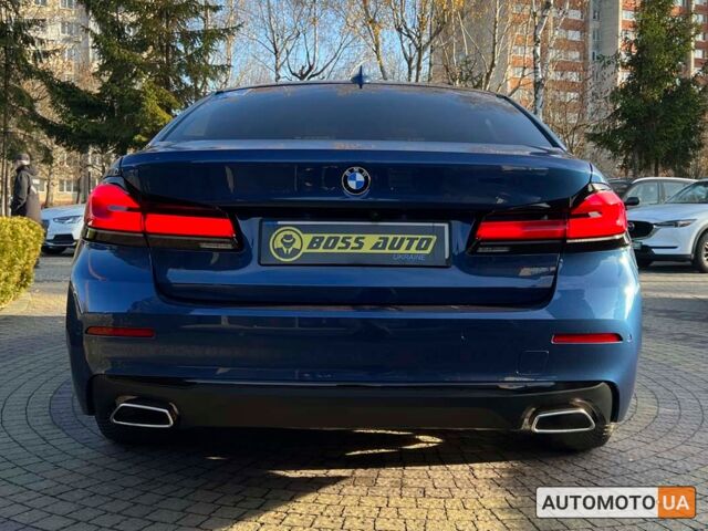 Синий БМВ 520, объемом двигателя 2 л и пробегом 24 тыс. км за 41999 $, фото 5 на Automoto.ua