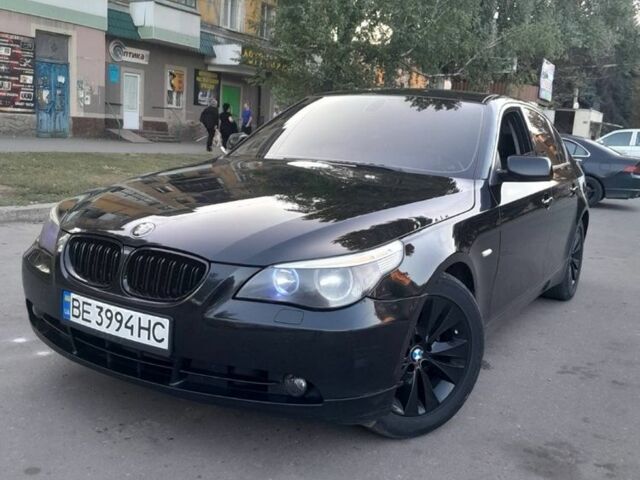 Черный БМВ 525, объемом двигателя 2.5 л и пробегом 220 тыс. км за 7500 $, фото 1 на Automoto.ua