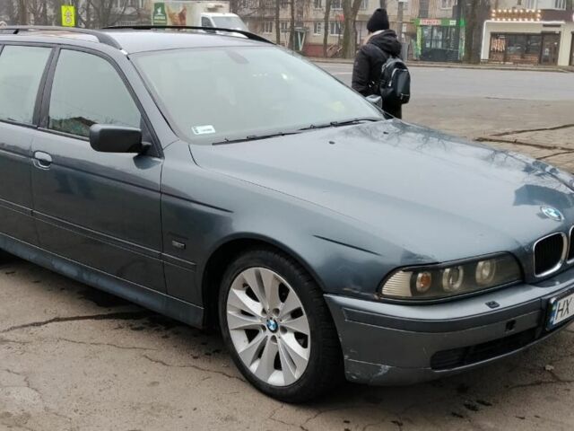 Синій БМВ 525 тдс, об'ємом двигуна 2.5 л та пробігом 370 тис. км за 2800 $, фото 1 на Automoto.ua