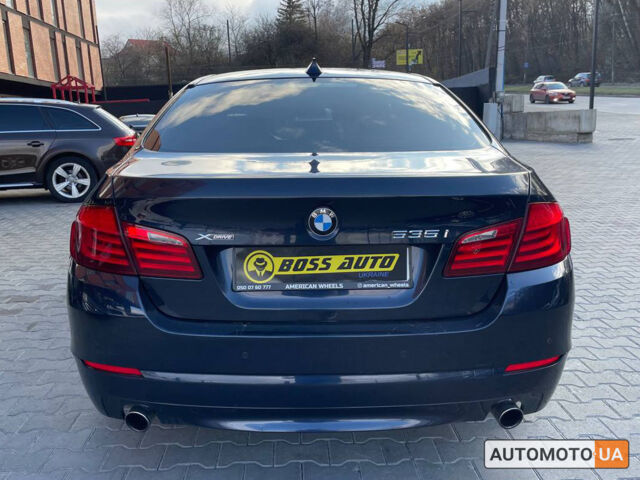 Синий БМВ 535, объемом двигателя 3 л и пробегом 124 тыс. км за 18100 $, фото 4 на Automoto.ua
