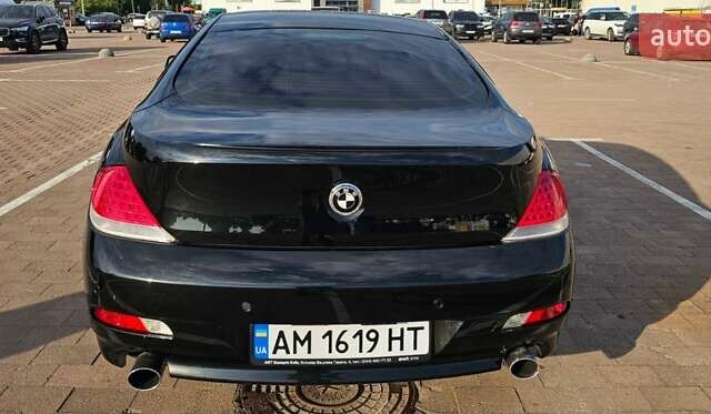 Черный БМВ 6 Серия, объемом двигателя 4.4 л и пробегом 100 тыс. км за 9900 $, фото 1 на Automoto.ua