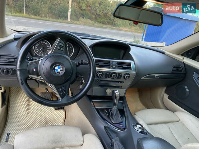Черный БМВ 6 Серия, объемом двигателя 4.4 л и пробегом 330 тыс. км за 7700 $, фото 19 на Automoto.ua