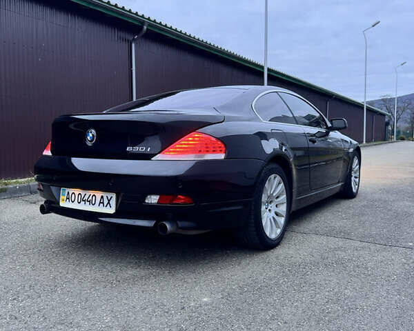 Черный БМВ 6 Серия, объемом двигателя 3 л и пробегом 133 тыс. км за 10500 $, фото 10 на Automoto.ua