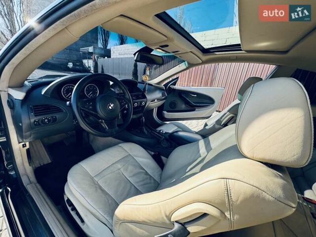 Черный БМВ 6 Серия, объемом двигателя 4.4 л и пробегом 191 тыс. км за 9999 $, фото 13 на Automoto.ua