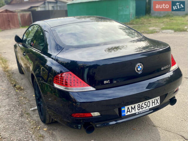 Черный БМВ 6 Серия, объемом двигателя 4.8 л и пробегом 240 тыс. км за 15000 $, фото 46 на Automoto.ua
