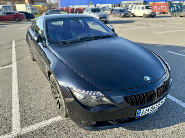 Черный БМВ 6 Серия, объемом двигателя 4.8 л и пробегом 240 тыс. км за 15000 $, фото 19 на Automoto.ua