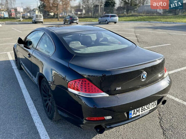 Черный БМВ 6 Серия, объемом двигателя 4.8 л и пробегом 240 тыс. км за 15000 $, фото 5 на Automoto.ua
