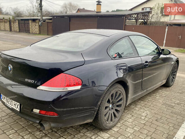 Черный БМВ 6 Серия, объемом двигателя 4.8 л и пробегом 240 тыс. км за 15000 $, фото 29 на Automoto.ua