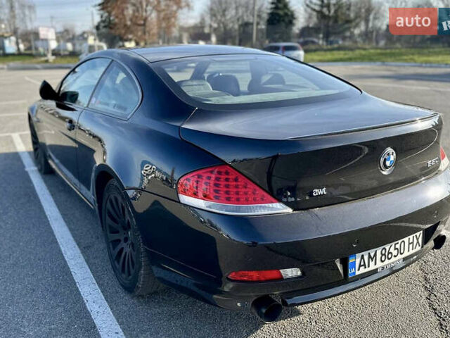 Черный БМВ 6 Серия, объемом двигателя 4.8 л и пробегом 240 тыс. км за 15000 $, фото 7 на Automoto.ua