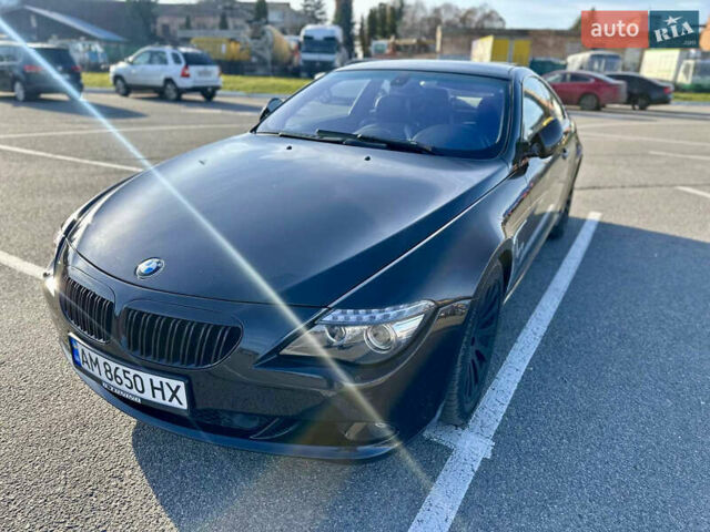 Черный БМВ 6 Серия, объемом двигателя 4.8 л и пробегом 240 тыс. км за 15000 $, фото 14 на Automoto.ua