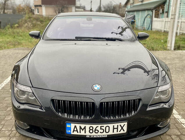 Черный БМВ 6 Серия, объемом двигателя 4.8 л и пробегом 240 тыс. км за 15000 $, фото 26 на Automoto.ua