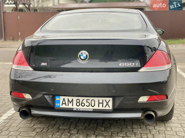 Черный БМВ 6 Серия, объемом двигателя 4.8 л и пробегом 240 тыс. км за 15000 $, фото 28 на Automoto.ua