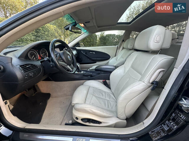 Черный БМВ 6 Серия, объемом двигателя 3 л и пробегом 130 тыс. км за 14199 $, фото 18 на Automoto.ua
