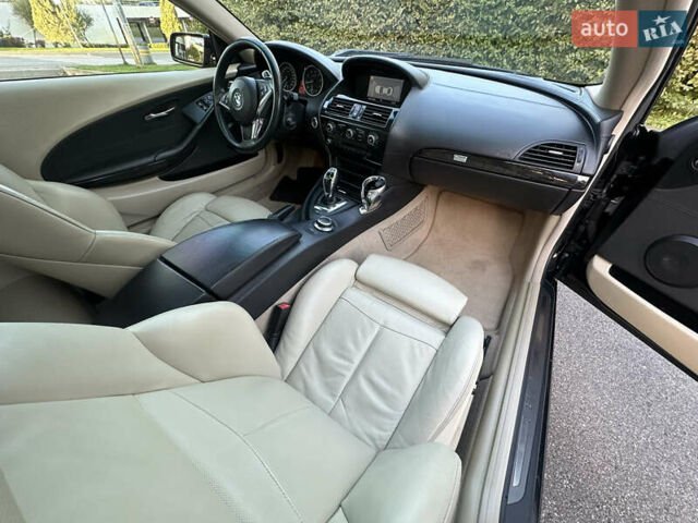 Черный БМВ 6 Серия, объемом двигателя 3 л и пробегом 130 тыс. км за 14199 $, фото 29 на Automoto.ua