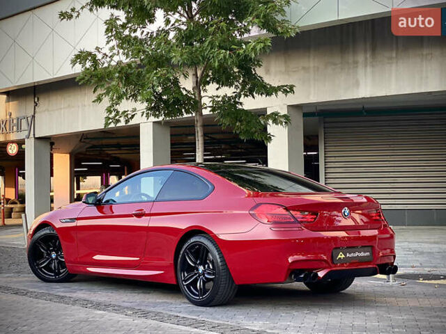 Красный БМВ 6 Серия, объемом двигателя 2.98 л и пробегом 66 тыс. км за 31900 $, фото 1 на Automoto.ua