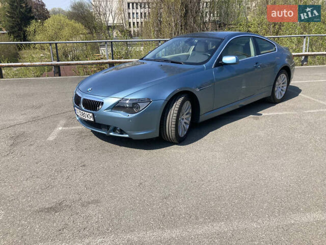 Синий БМВ 6 Серия, объемом двигателя 4.4 л и пробегом 158 тыс. км за 14400 $, фото 4 на Automoto.ua